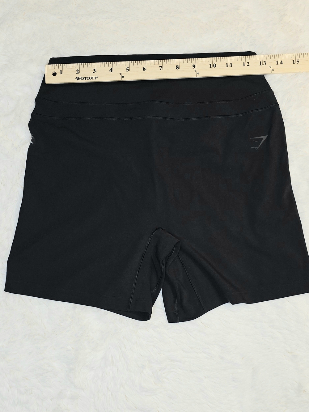 Gymshark High-Waist Black Women’s Performance Shorts-Lg - Picture 8 of 8